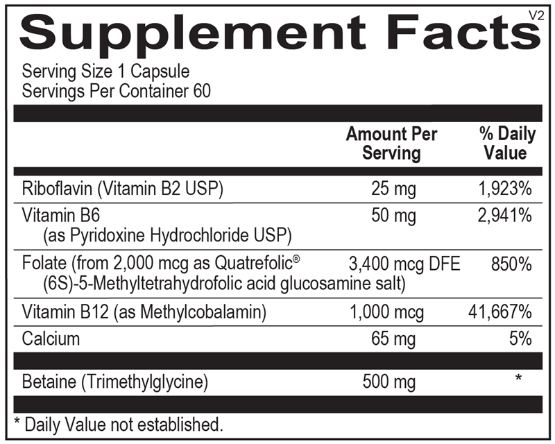Methyl CpG supplement facts image