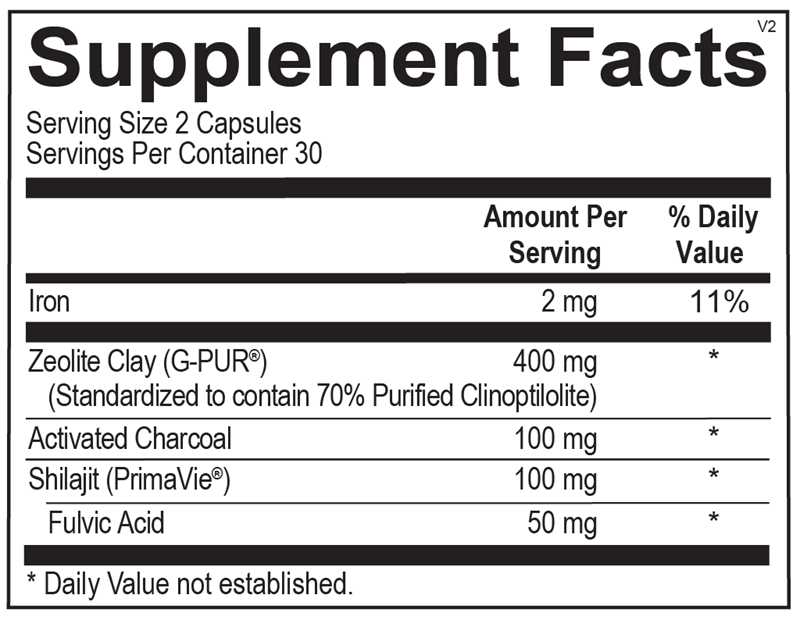 Z-Binder supplement facts image