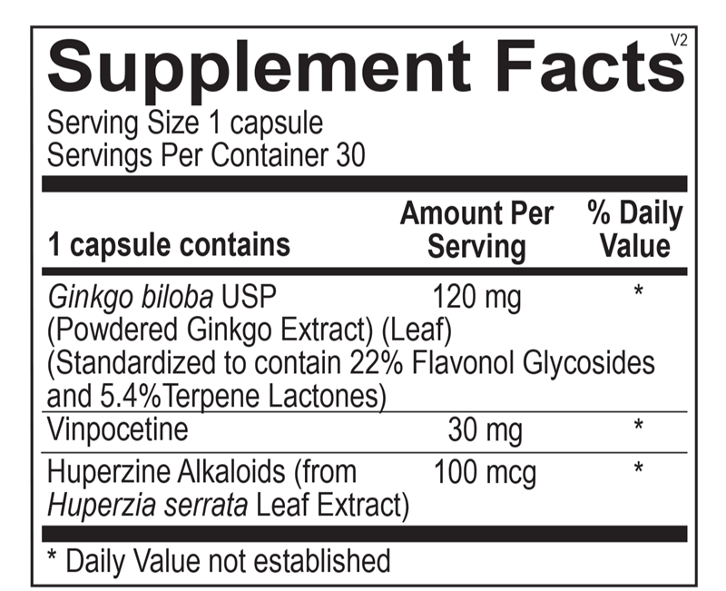 Membrin supplement facts image