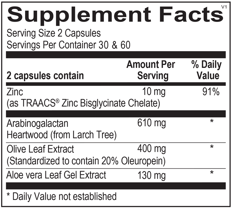 NK-Stim supplement facts image