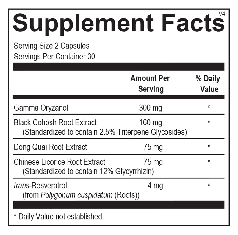 Femarin supplement facts image